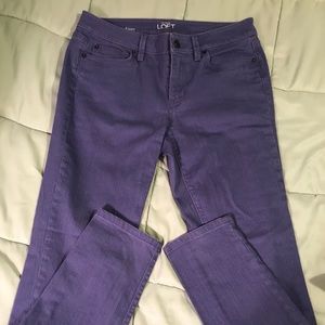 LOFT - Purple Jeans - Size 6